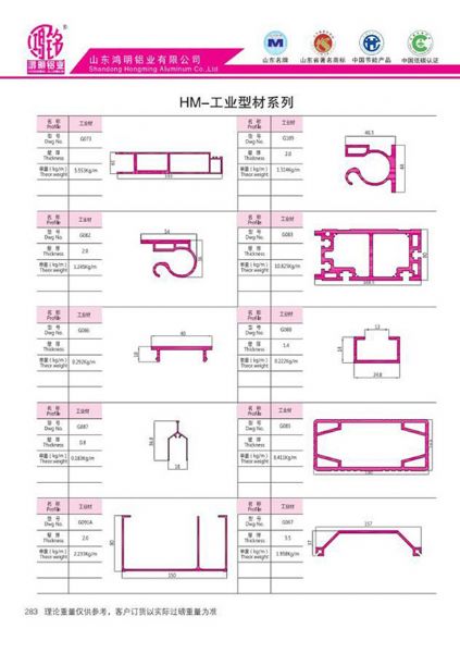 HM-工業(yè)型材