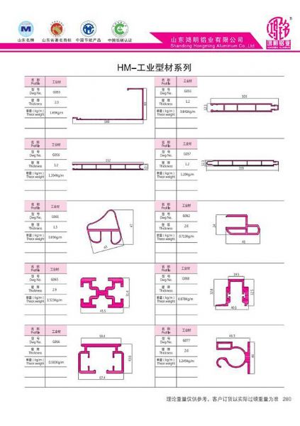 HM-工業(yè)型材