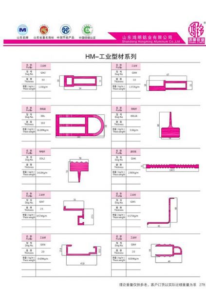 HM-工業(yè)型材